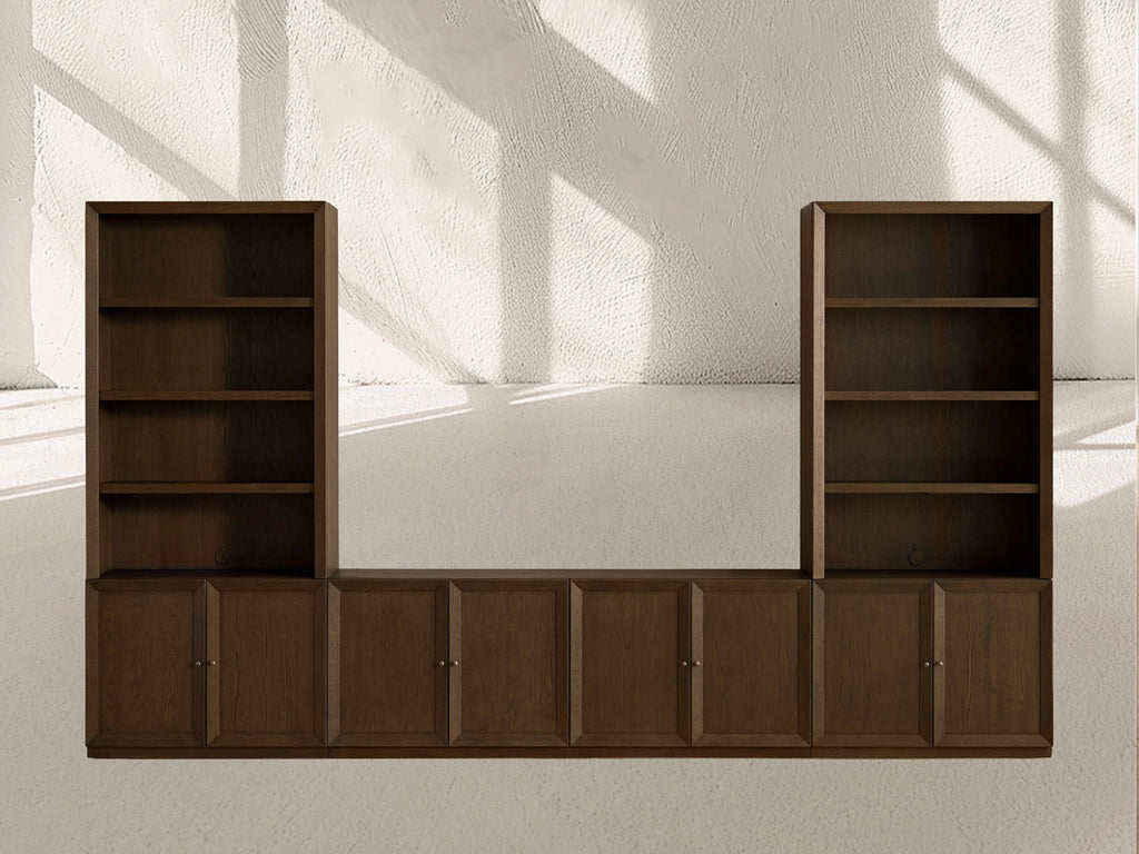 Nason Modular Open Media Cabinet Set