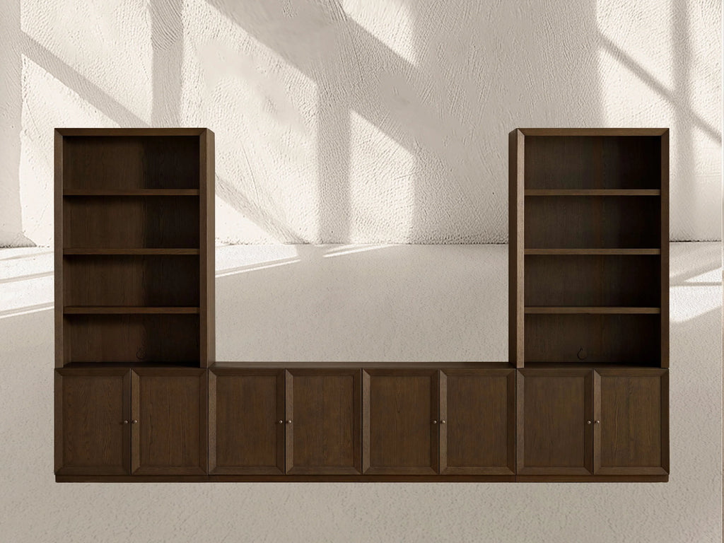 Nason Modular Open Media Cabinet Set