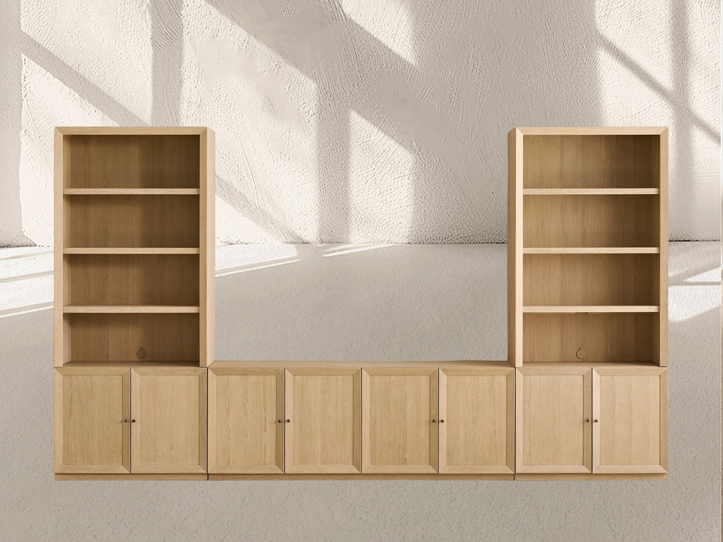 Nason Modular Open Media Cabinet Set