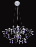 Modern Art Design Dreamcatcher-Inspired Firefly Coloful Crystal Chandelier