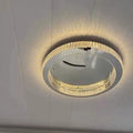 Modern Round Crystal Ceiling Chandelier for Living Room / dining Room