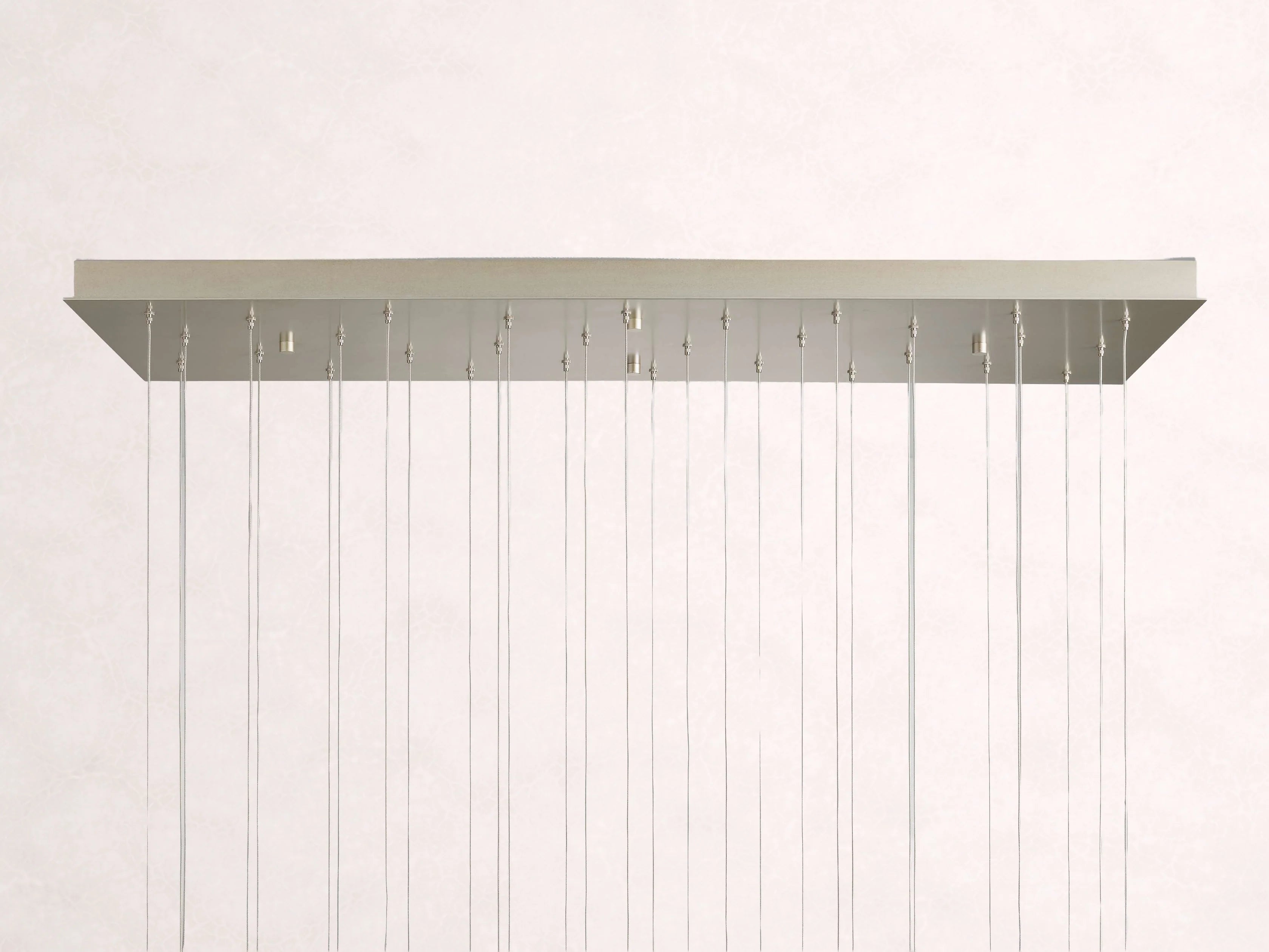 Gianna Rectangular Selenite Stone Chandelier 15 Light 20 Light