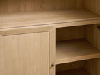 Nason Modular Glass Media Cabinet Set