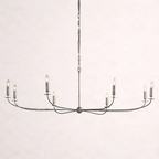 Arnett Round Chandelier in Silver