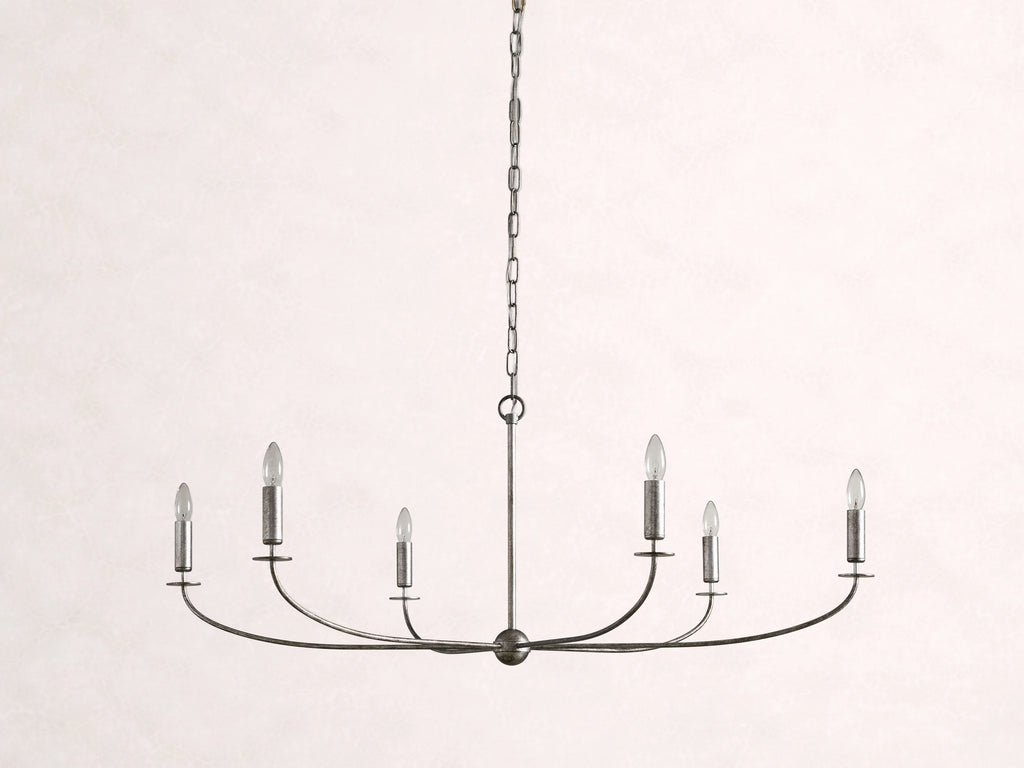 Arnett Round Chandelier in Silver