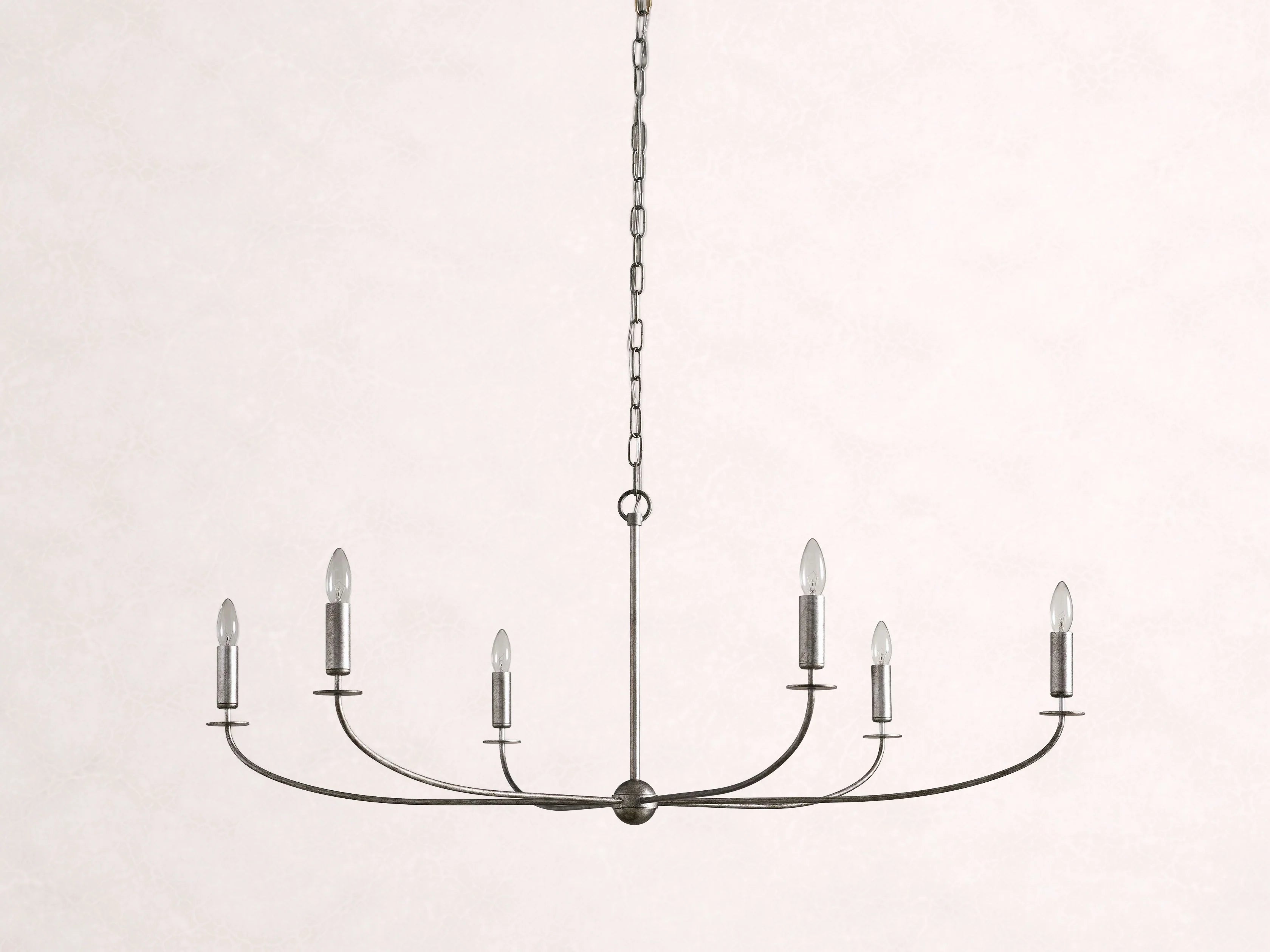 Arnett Round Chandelier in Silver