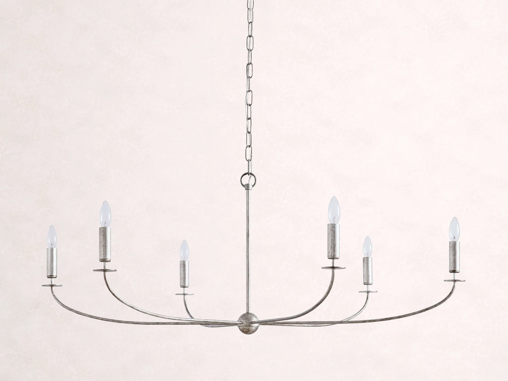 Arnett Round Chandelier in Silver