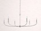 Arnett Round Chandelier in Silver