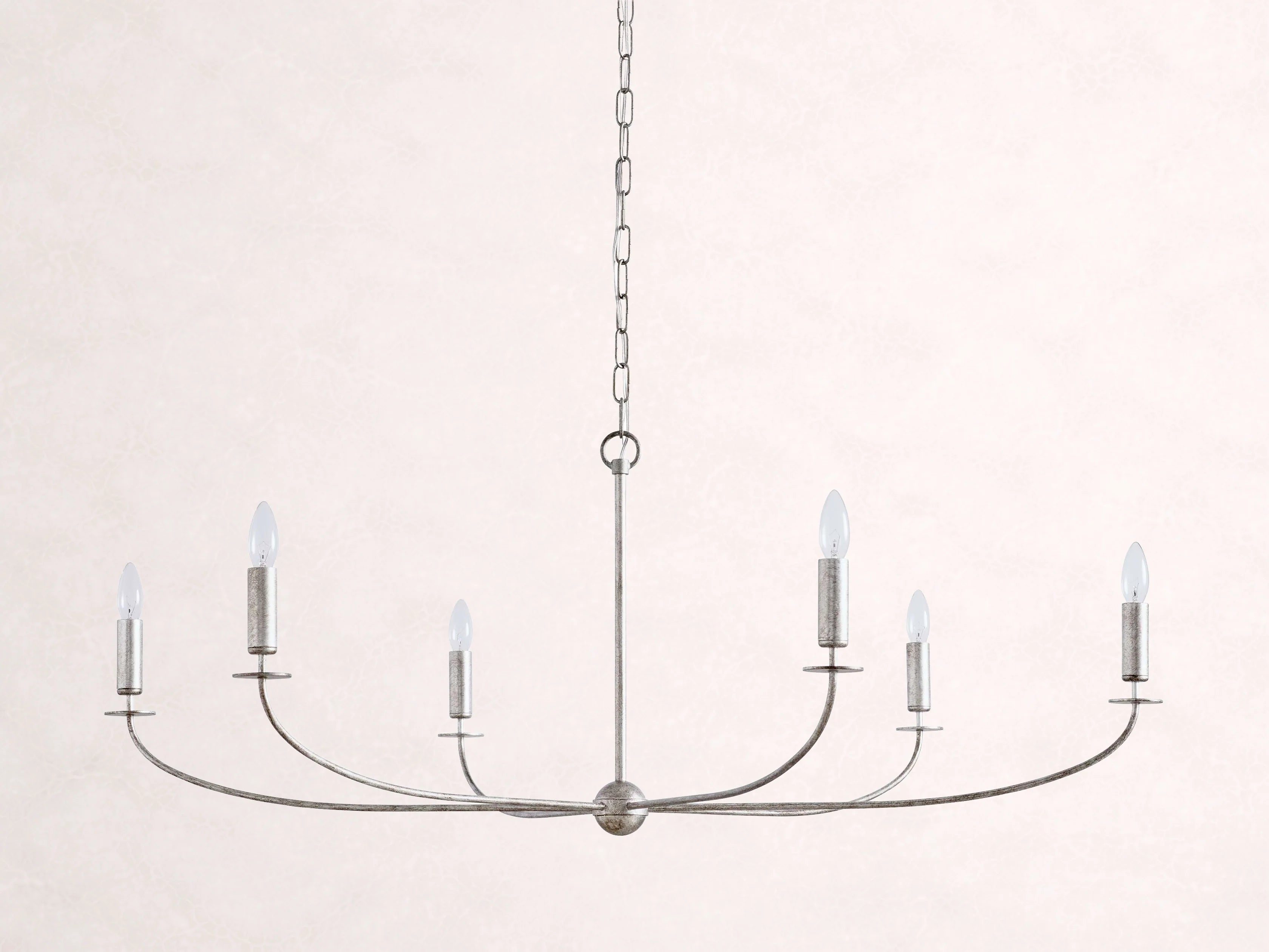 Arnett Round Chandelier in Silver