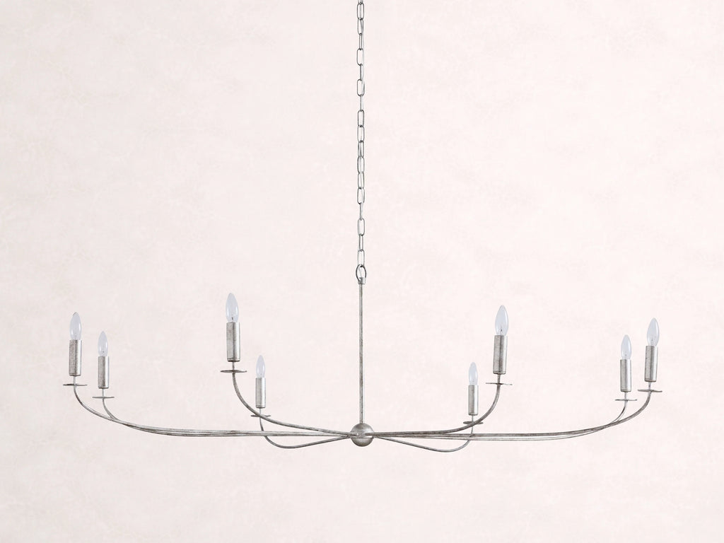 Arnett Round Chandelier in Silver
