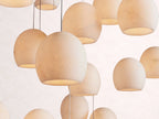 Arica Alabaster Round Chandelier