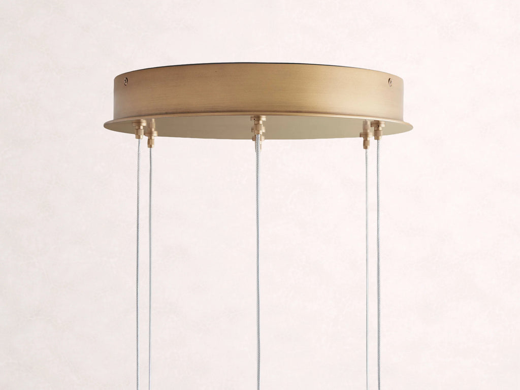 Arica Alabaster Round Chandelier