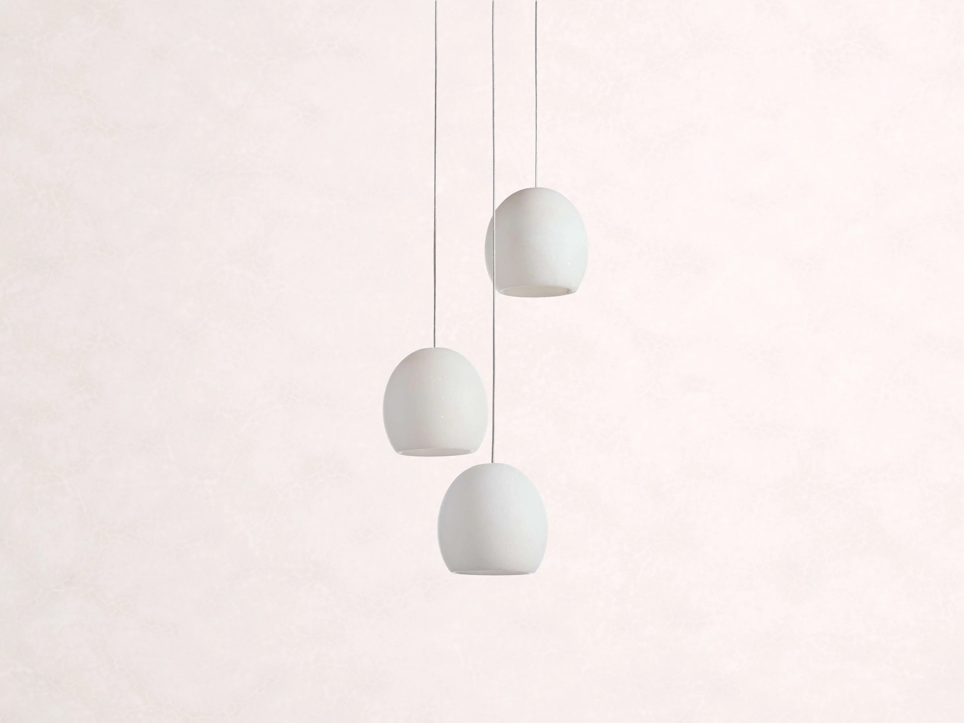 Arica Alabaster Round Chandelier