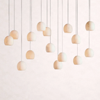Arica Alabaster Rectangular Chandelier