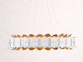 Darla Hand Sculpted Leaves Chandelier 39-Inch