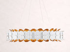 Darla Hand Sculpted Leaves Chandelier 39-Inch