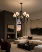 Porteau 5 Light Large Chandelier