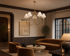 Porteau 5 Light Large Chandelier