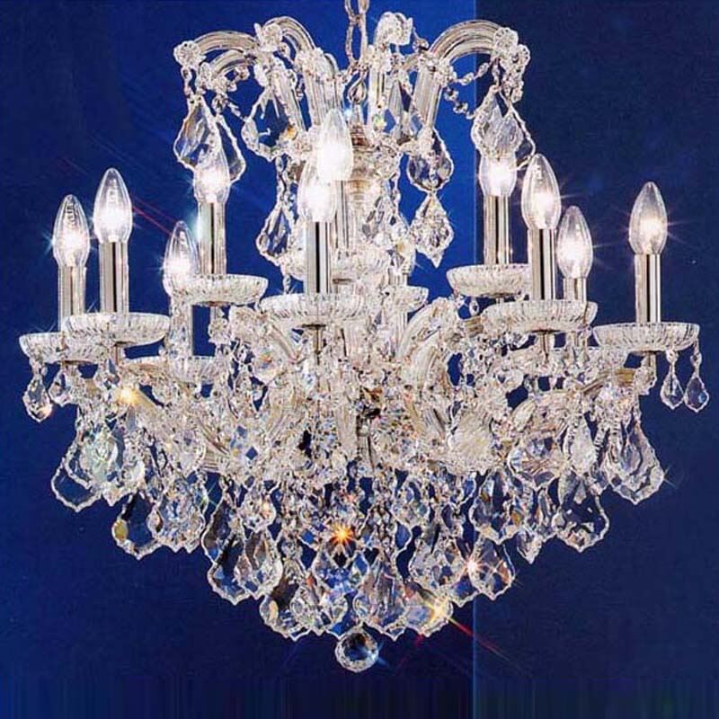 12 Lights Maria Theresa Chandeliers