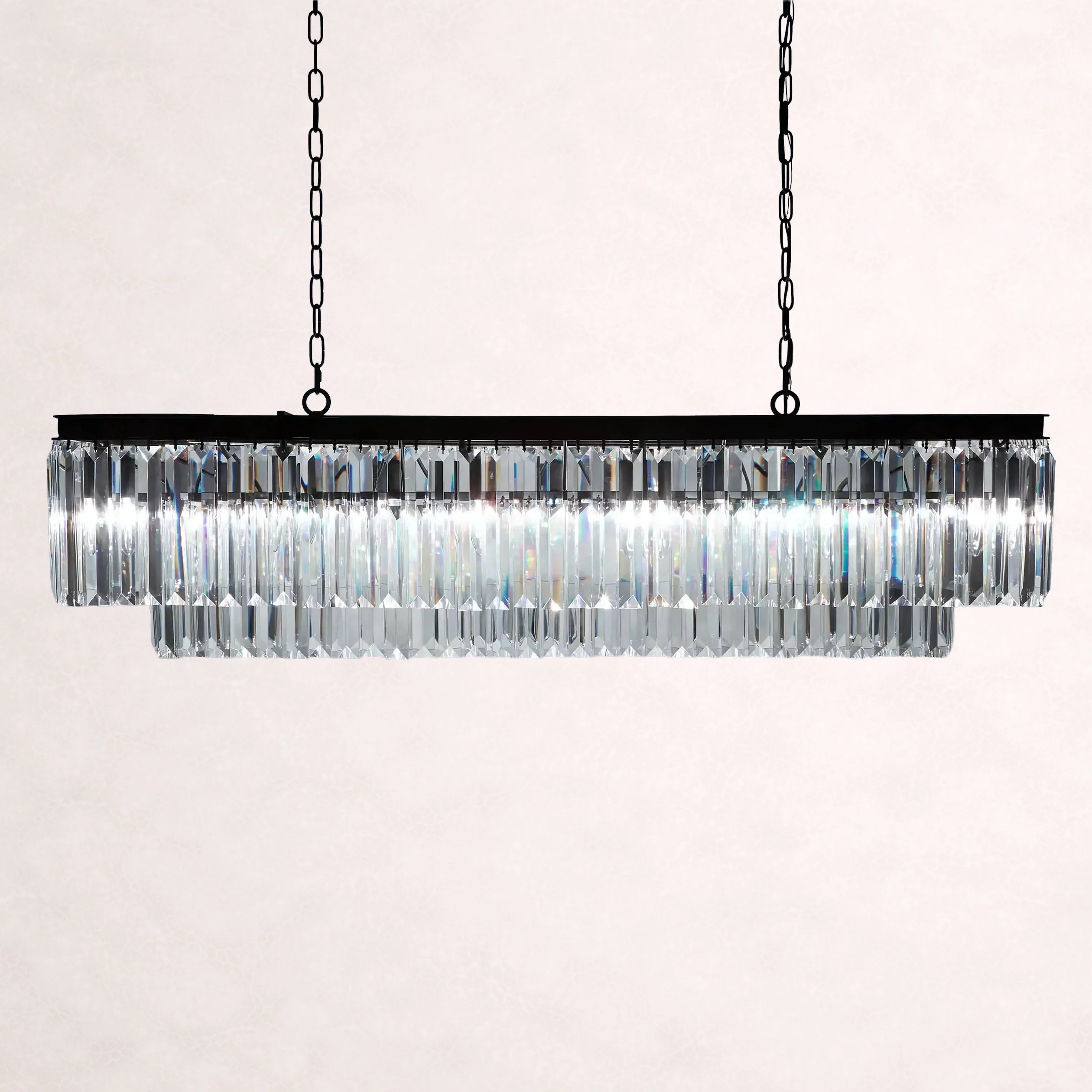 Leyland Tiered Rectangular Chandelier