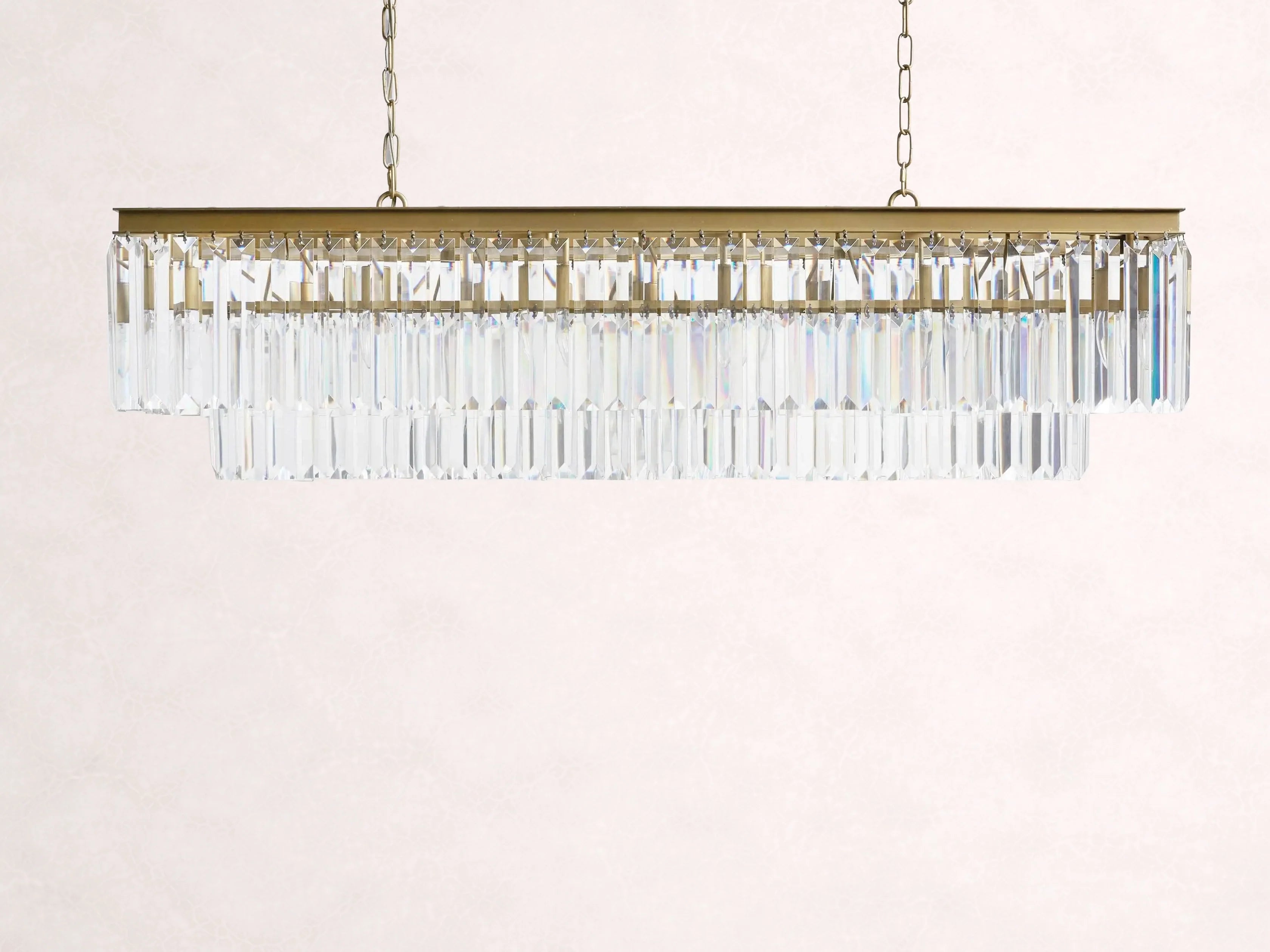 Leyland Tiered Rectangular Chandelier