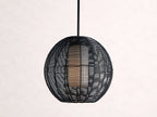 Cohen Globe Wicker Outdoor Pendant 20-Inch