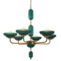 Veridian Murano Glass Chandelier
