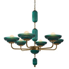 Veridian Murano Glass Chandelier