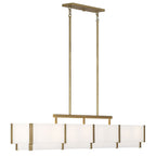 Coralline Alabaster Linear Chandelier