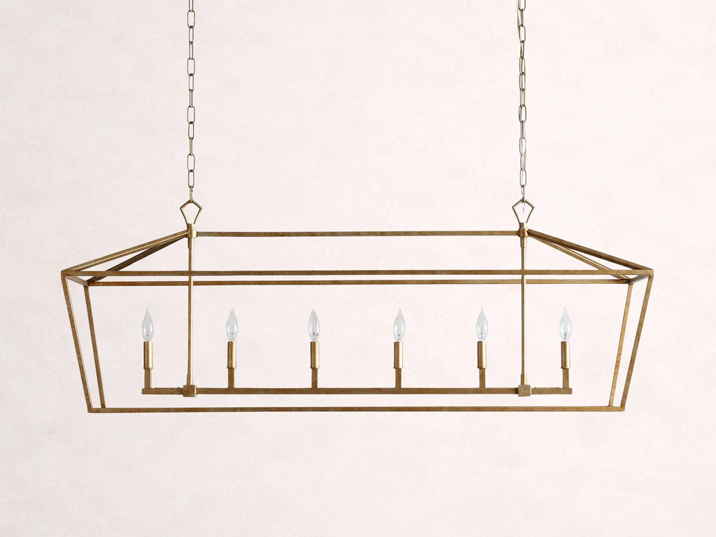 Garnet 54-InchRectangular Chandelier