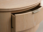 Caden Wood Oval Nightstand