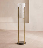 Lea Glass Floor Lamp 63-Inchh