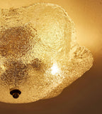 Flavia Glass Flush Light 16-Inchw
