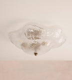 Flavia Glass Flush Light 16-Inchw