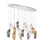 Flare Oval Multi Light Chandelier
