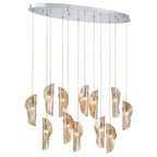 Flare Oval Multi Light Chandelier
