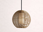 Cohen Globe Wicker Outdoor Pendant 20-Inch