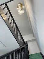 Scandinavian Modern Minimalist Extra-Long Chandelier for Staircase / loft / high-Ceiling Space