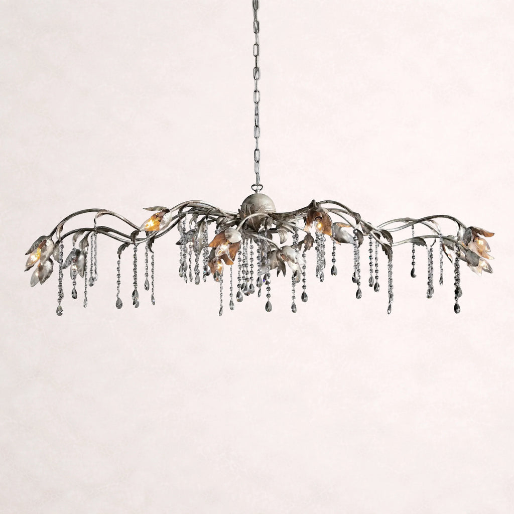 Viticcio Rectangular Chandelier in Silver