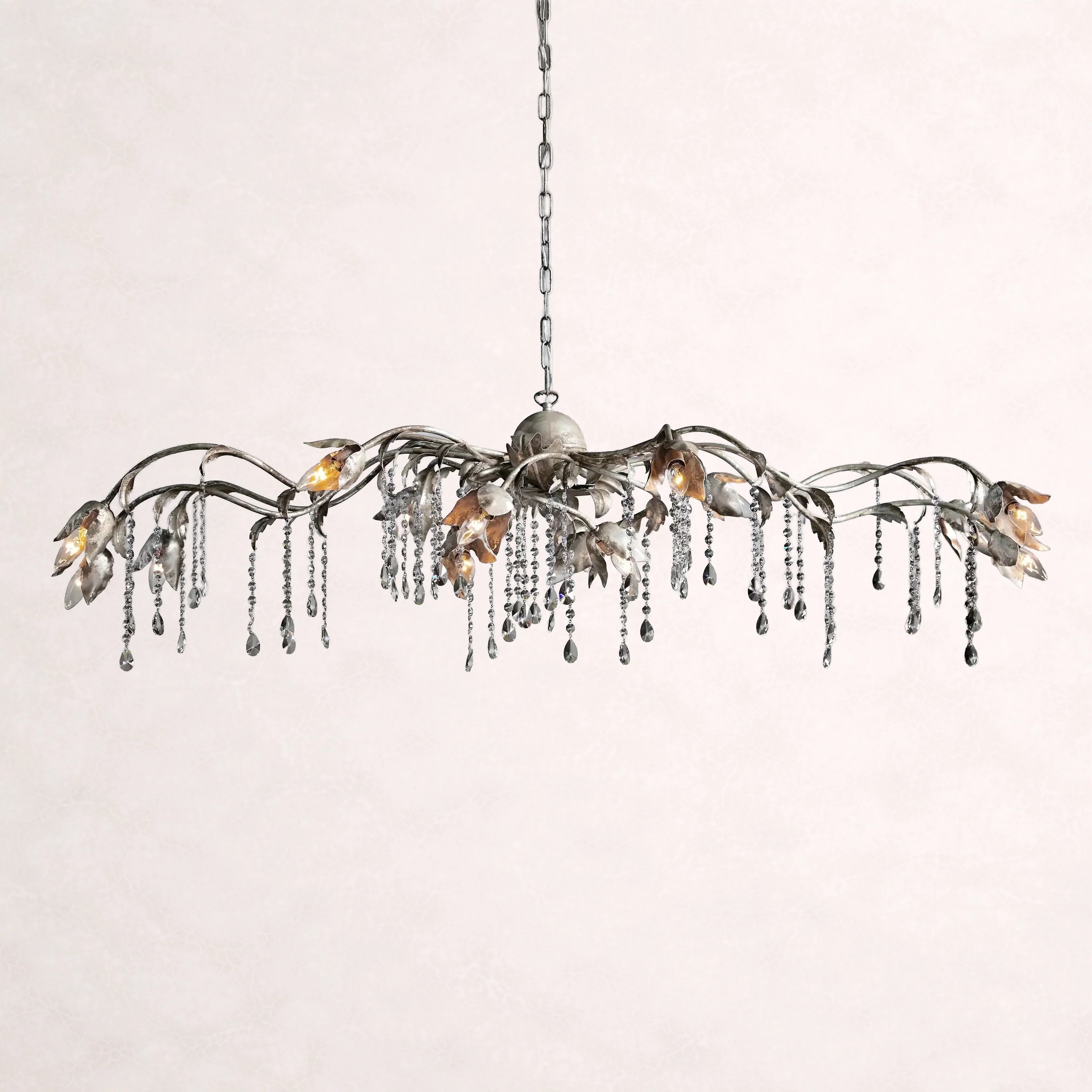 Viticcio Rectangular Chandelier in Silver