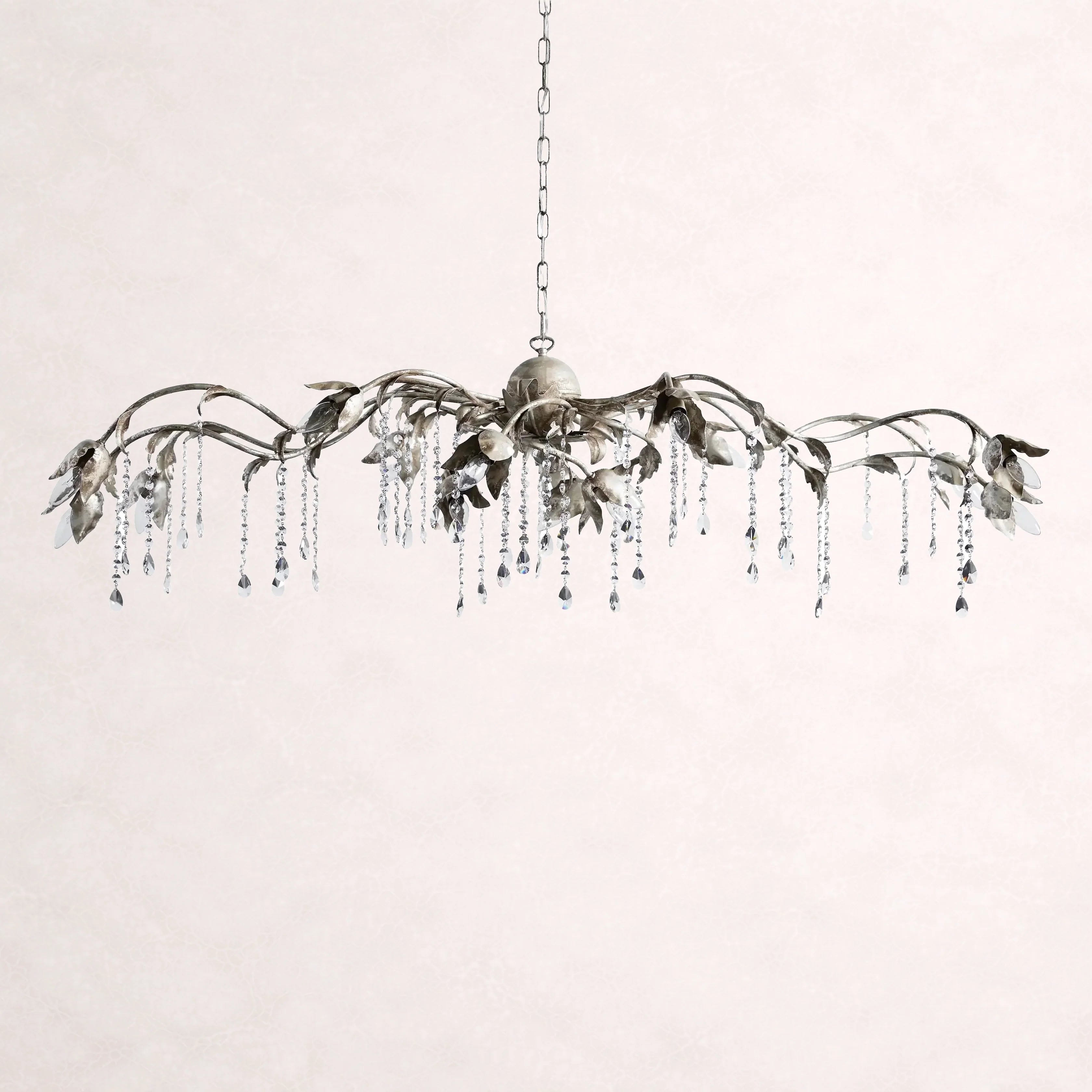 Viticcio Rectangular Chandelier in Silver