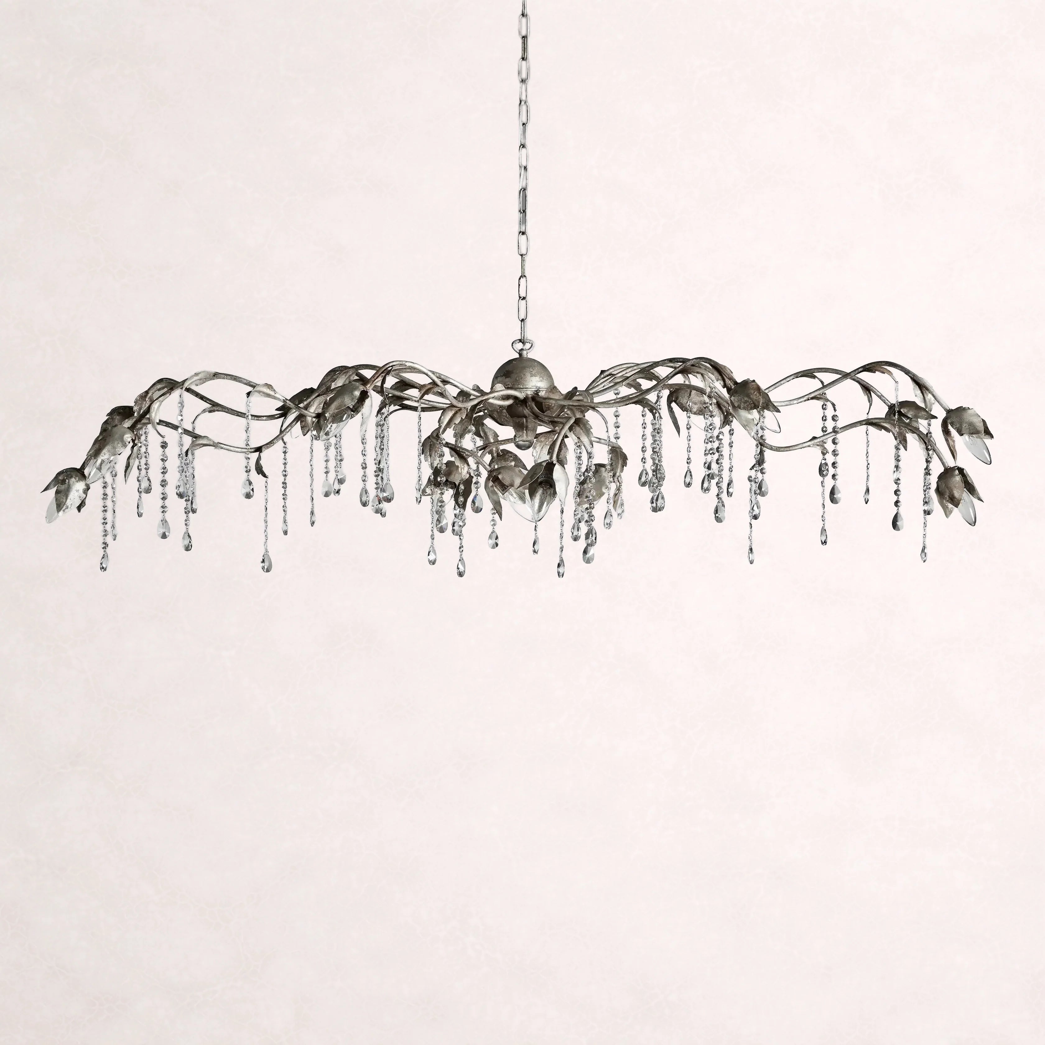 Viticcio Rectangular Chandelier in Silver