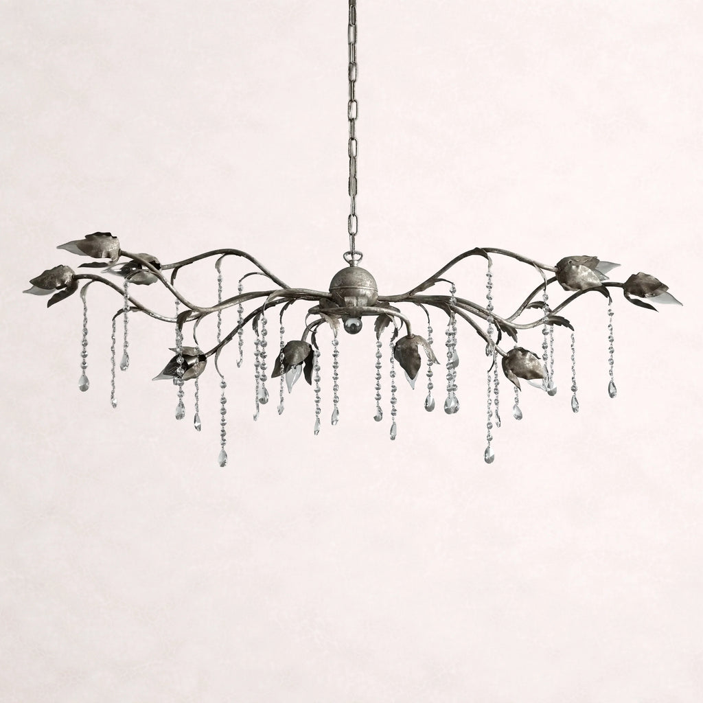 Viticcio Rectangular Chandelier in Silver