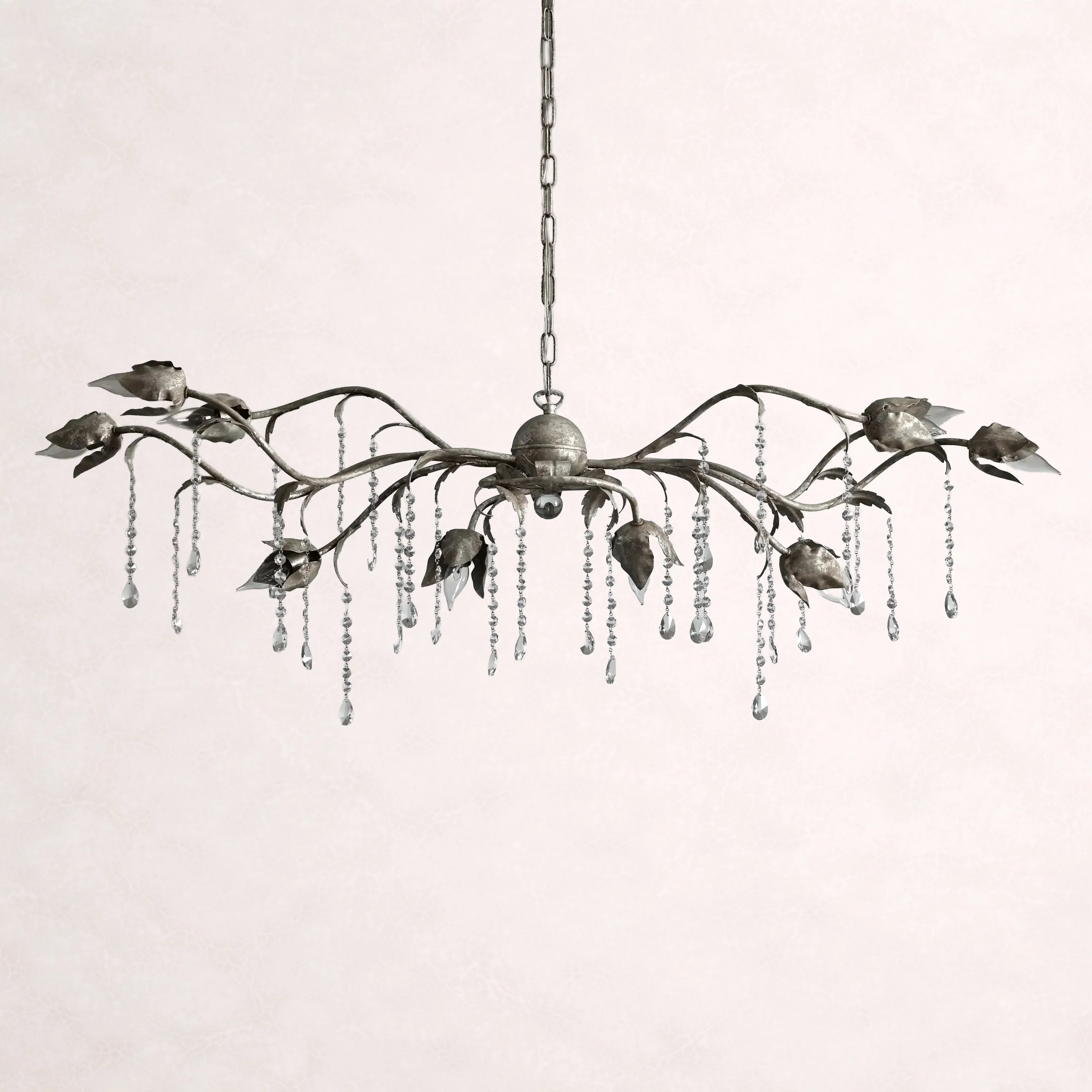 Viticcio Rectangular Chandelier in Silver