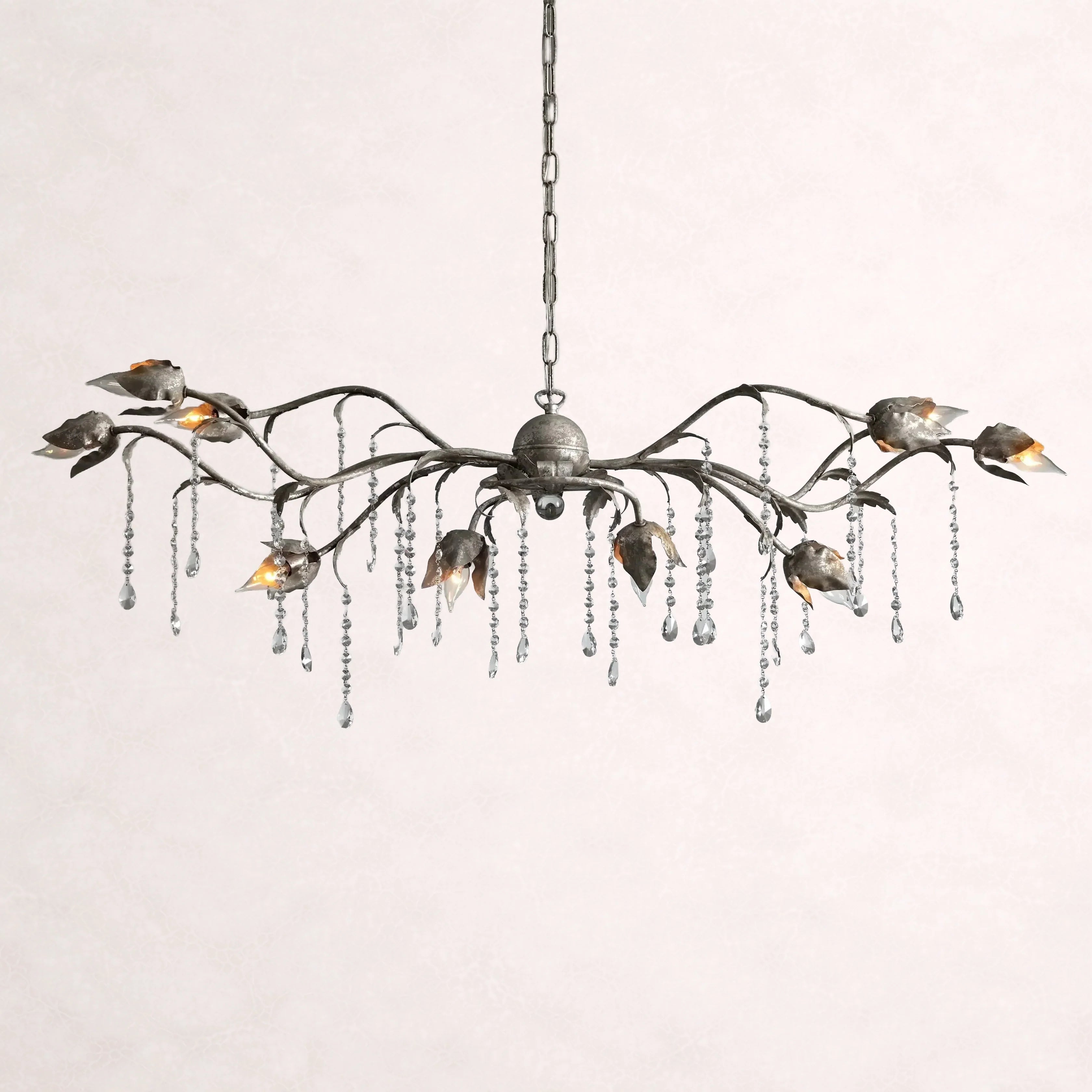 Viticcio Rectangular Chandelier in Silver