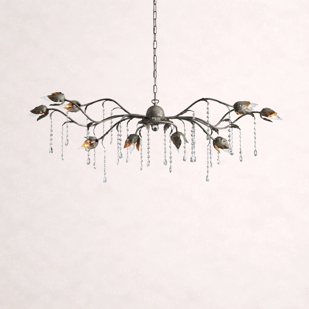 Viticcio Rectangular Chandelier in Silver