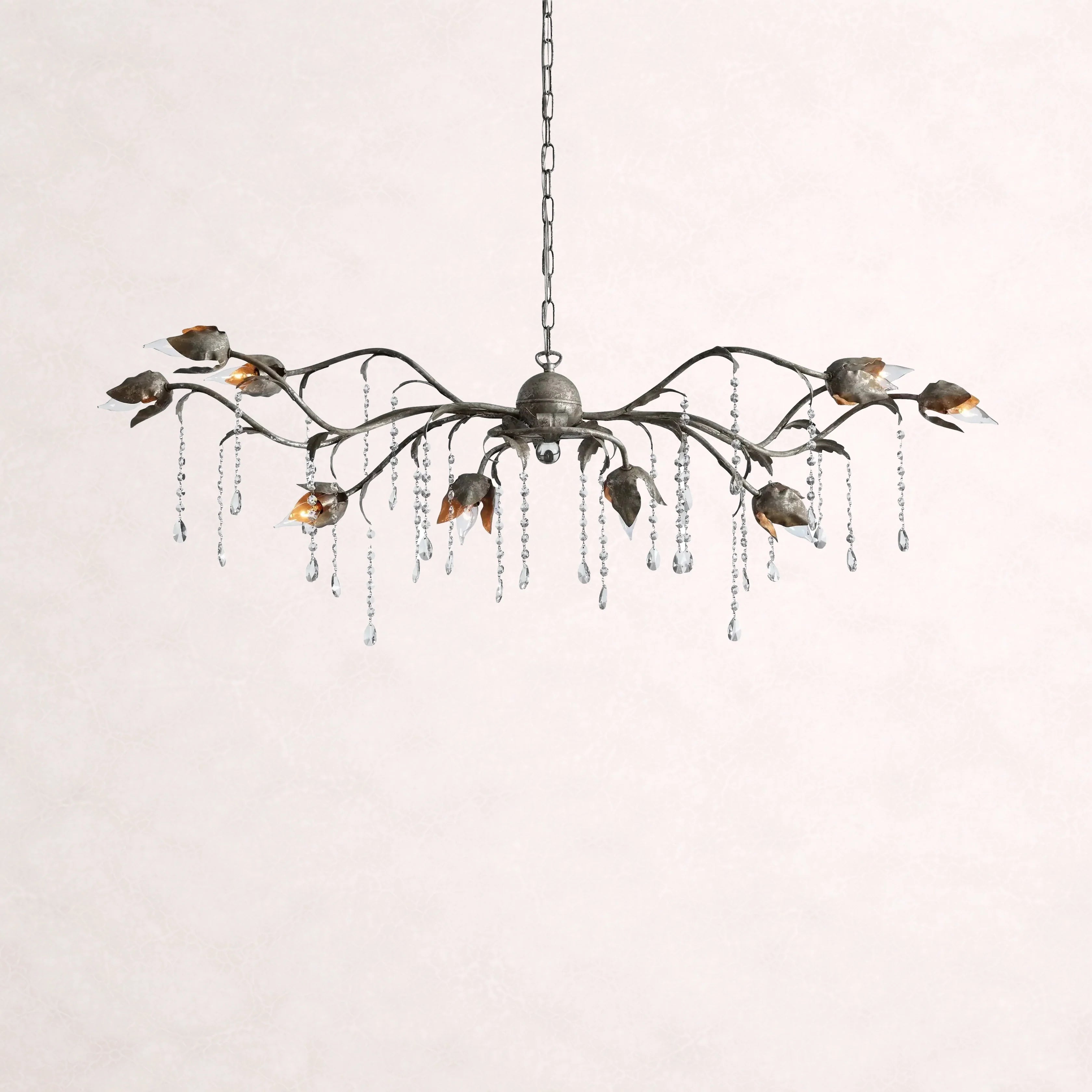 Viticcio Rectangular Chandelier in Silver