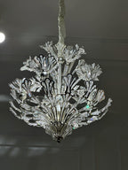 French Style Floral Crystal Chandelier