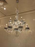 Elegant Crystal Chandelier in Italian Style for Bedroom and Living Room