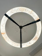 Modern Round Alabaster Chandelier for Living Room / bedroom